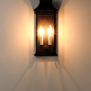 Maxim Lighting Vicksburg 2-Light Outdoor Pocket Wall Sconce Black
