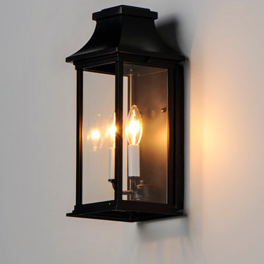 Maxim Lighting Vicksburg 2-Light Outdoor Pocket Wall Sconce Black