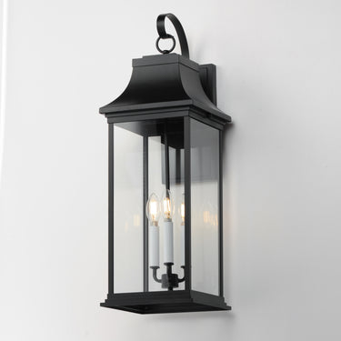 Maxim Lighting Vicksburg 3-Light Outdoor Wall Sconce Black