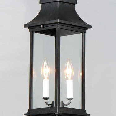 Maxim Lighting Vicksburg 2-Light Outdoor Hanging Lantern Black
