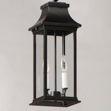 Maxim Lighting Vicksburg 2-Light Outdoor Hanging Lantern Black