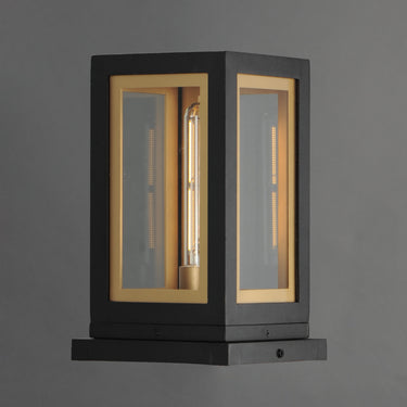 Maxim Lighting Neoclass Deck Lantern Black/Gold