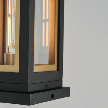 Maxim Lighting Neoclass Deck Lantern Black/Gold