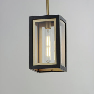 Maxim Lighting Neoclass Outdoor Pendant Black/Gold