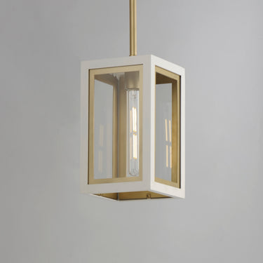 Maxim Lighting Neoclass Outdoor Pendant White/Gold