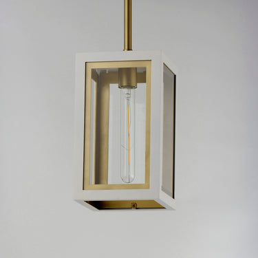 Maxim Lighting Neoclass Outdoor Pendant White/Gold