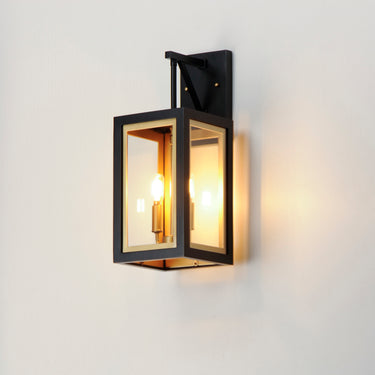 Maxim Lighting Neoclass 2-Light Outdoor Sconce Black/Gold