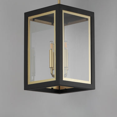 Maxim Lighting Neoclass 4-Light Outdoor Pendant Black/Gold