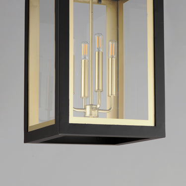 Maxim Lighting Neoclass 4-Light Outdoor Pendant Black/Gold