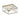 Maxim Lighting Neoclass 2-Light Outdoor Flush Mount White/Gold