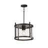 Maxim Lighting Belfry Semi-Flush/Pendant Black