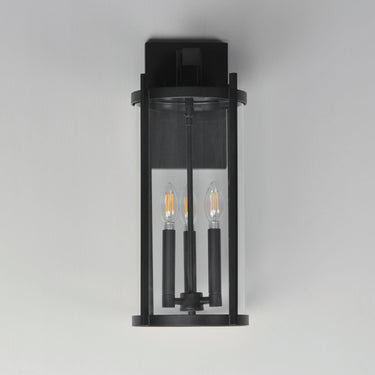 Maxim Lighting Belfry 3-Light Wall Sconce Black
