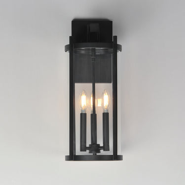 Maxim Lighting Belfry 3-Light Wall Sconce Black