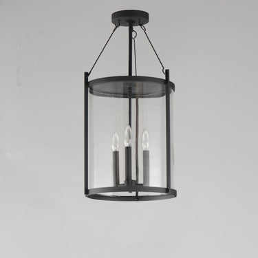Maxim Lighting Belfry 3-Light Pendant Black