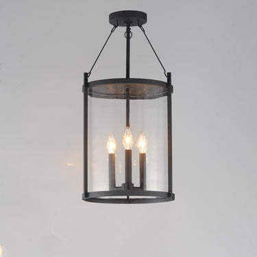 Maxim Lighting Belfry 3-Light Pendant Black
