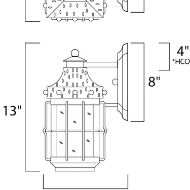 Maxim Lighting Nantucket Outdoor Wall Lantern Country Forge