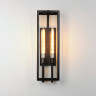 Maxim Lighting Catalina 2-Light XL Outdoor Up-Light Wall Sconce Dark Bronze