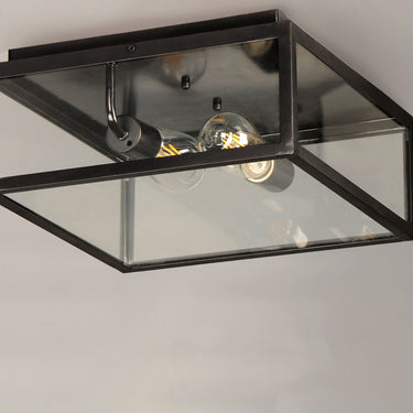 Maxim Lighting Catalina 2-Light Outdoor Ceiling Mount Dark Bronze