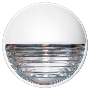 Costaluz 3019 wall sconce: White / Clear inside | Besa Lighting