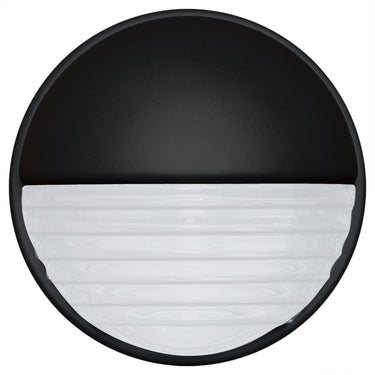 Costaluz 3019 wall sconce: Black / Frosted inside | Besa Lighting