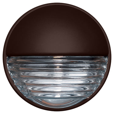 Costaluz 3019 wall sconce: Bronze / Clear inside | Besa Lighting