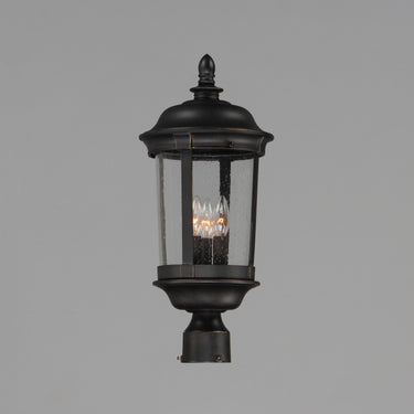 Maxim Lighting Dover Cast 3-Light Outdoor Pole/Post Lantern Bronze