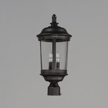 Maxim Lighting Dover Cast 3-Light Outdoor Pole/Post Lantern Bronze