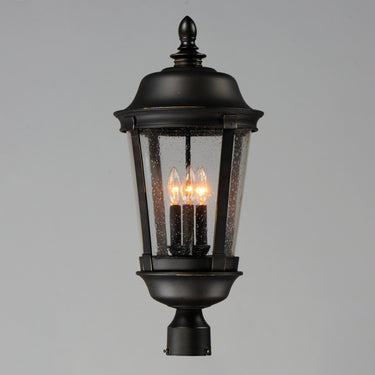 Maxim Lighting Dover Cast 3-Light Outdoor Pole/Post Lantern Bronze