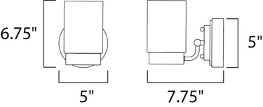 Maxim Lighting Mod LED Wall Satin Nickel