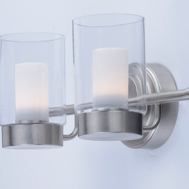 Maxim Lighting Mod 2-Light LED Vanity Satin Nickel