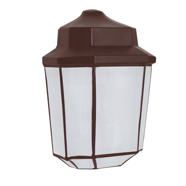 Costaluz 3028 wall sconce: Bronze / Frosted inside | Besa Lighting