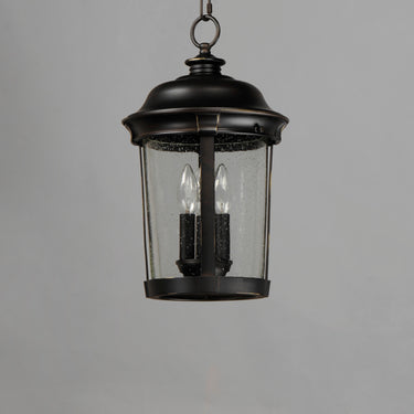 Maxim Lighting Dover Cast 3-Light Outdoor Hanging Lantern Bronze