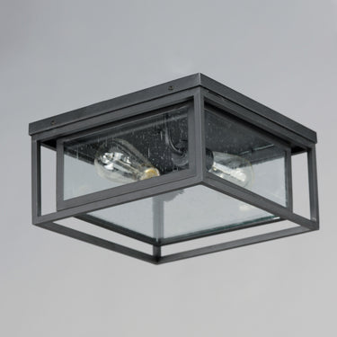 Maxim Lighting Cabana 2-Light Flush Mount Black