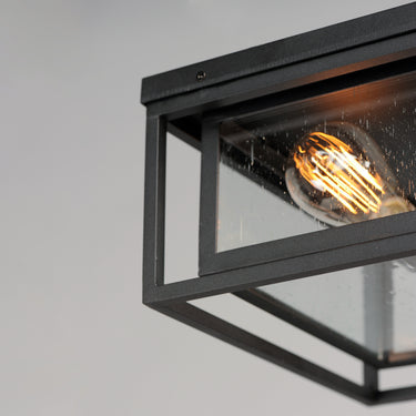 Maxim Lighting Cabana 2-Light Flush Mount Black