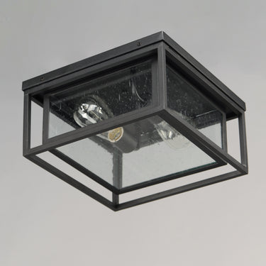 Maxim Lighting Cabana 2-Light Flush Mount Black