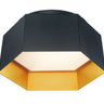 Maxim Lighting Honeycomb LED Flush Mount Black/Gold