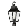 Maxim Lighting Storybook Outdoor Post Black