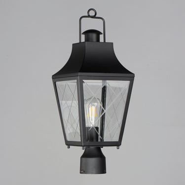 Maxim Lighting Storybook Outdoor Post Black