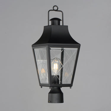 Maxim Lighting Storybook Outdoor Post Black