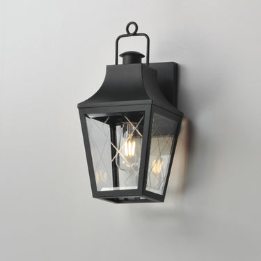 Maxim Lighting Storybook Outdoor Small Wall Sconce Black