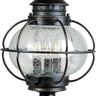 Maxim Lighting Portsmouth 3-Light Outdoor Pole/Post Lantern Oil Rubbed Bronze