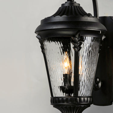 Maxim Lighting Sentry 3-Light Outdoor Wall Sconce Black