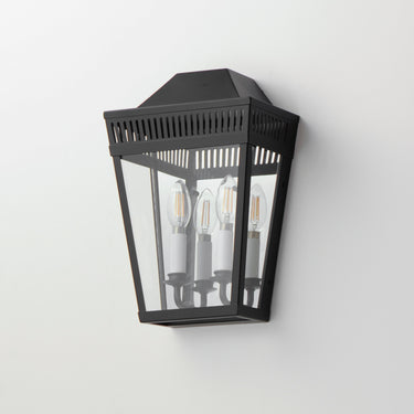 Maxim Lighting Oxford Outdoor 2-Light Wall Sconce Black
