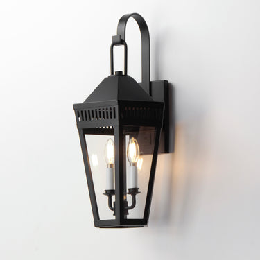 Maxim Lighting Oxford Outdoor 2-Light Wall Sconce Black