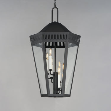 Maxim Lighting Oxford Outdoor 6-Light Pendant Black