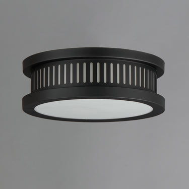 Maxim Lighting Oxford Outdoor 3-Light Flush Mount Black