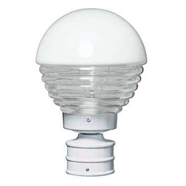 Costaluz 3061 post lantern: White | Besa Lighting