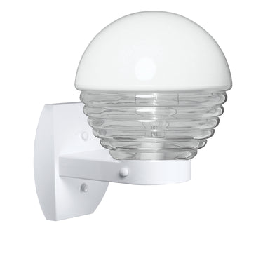 Costaluz 3061 wall lantern: White | Besa Lighting