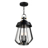 Maxim Lighting Mariner Large 2-Light Outdoor Pendant Black/Antique Brass