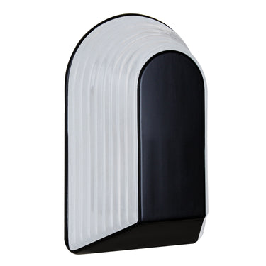 Costaluz 3062 wall sconce: Black / Frosted inside | Besa Lighting